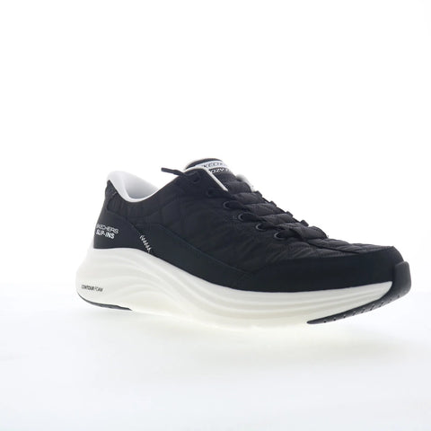 Skechers Slip-ins Contour Foam Cozy Fit Mens Black Lifestyle Sneakers Shoes