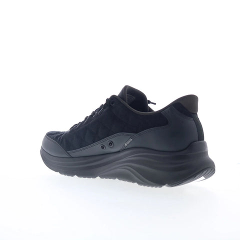 Skechers Contour Foam Cordelux Mens Black Canvas Lifestyle Sneakers Shoes