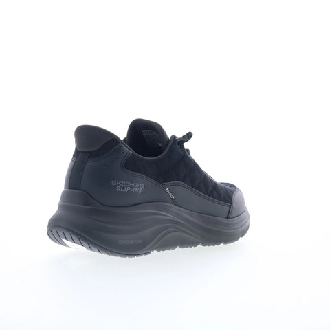 Skechers Contour Foam Cordelux Mens Black Canvas Lifestyle Sneakers Shoes
