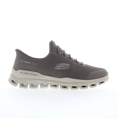 Skechers Glide-Step Remnynt Mens Brown Wide Lifestyle Sneakers Shoes