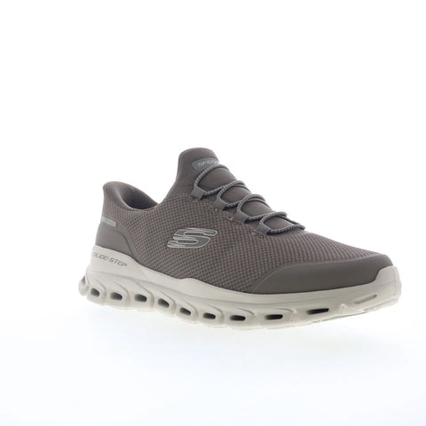 Skechers Glide-Step Remnynt Mens Brown Wide Lifestyle Sneakers Shoes