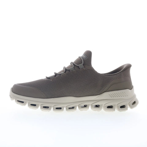 Skechers Glide-Step Remnynt Mens Brown Wide Lifestyle Sneakers Shoes