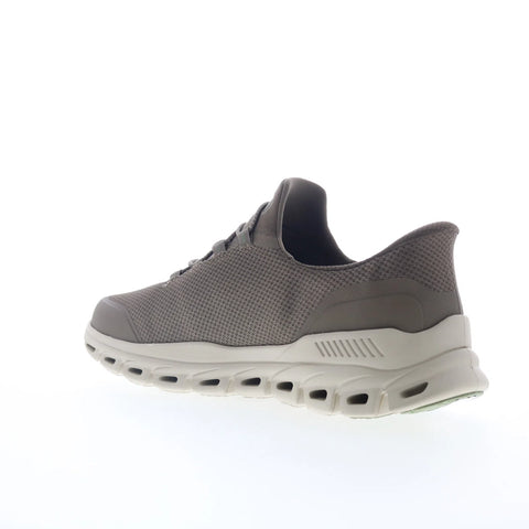 Skechers Glide-Step Remnynt Mens Brown Wide Lifestyle Sneakers Shoes