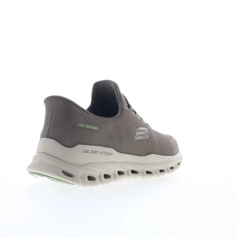 Skechers Glide-Step Remnynt Mens Brown Wide Lifestyle Sneakers Shoes