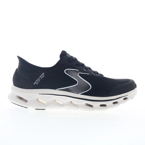 Skechers Glide-Step Zander Mens Black Extra Wide Lifestyle Sneakers Shoes