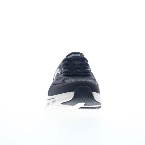 Skechers Glide-Step Zander Mens Black Extra Wide Lifestyle Sneakers Shoes