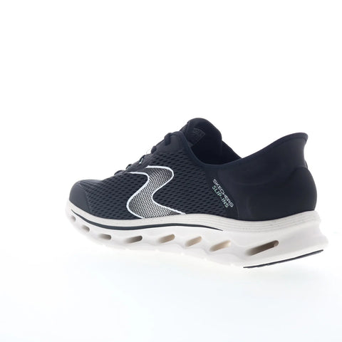 Skechers Glide-Step Zander Mens Black Extra Wide Lifestyle Sneakers Shoes