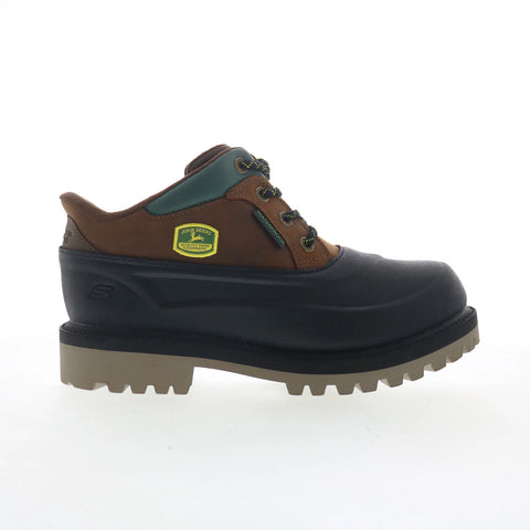 Skechers John Deere WP Aldridge Mens Brown Extra Wide Work & Safety Boots
