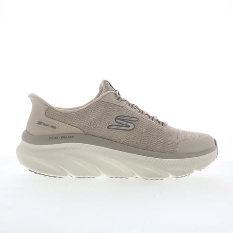 Skechers Slip-ins D'Lux Walker Drevven Mens Gray Lifestyle Sneakers Shoes