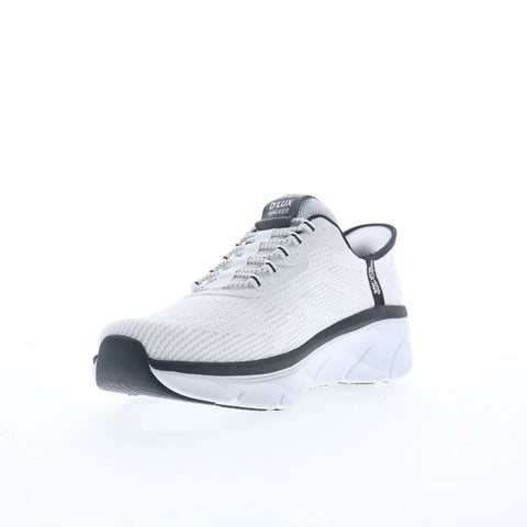 Skechers Slip-ins D'Lux Walker Rezinate Mens White Lifestyle Sneakers Shoes