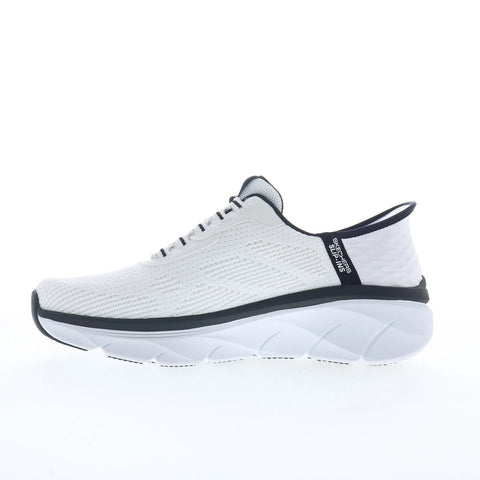 Skechers Slip-ins D'Lux Walker Rezinate Mens White Lifestyle Sneakers Shoes