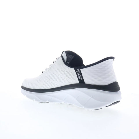 Skechers Slip-ins D'Lux Walker Rezinate Mens White Lifestyle Sneakers Shoes