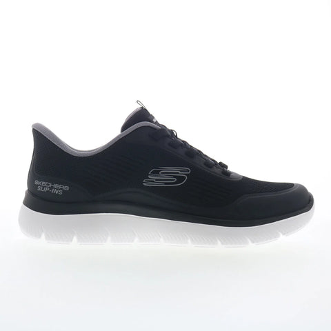 Skechers Slip-ins: Summits - Leyter Mens Black Lifestyle Sneakers Shoes