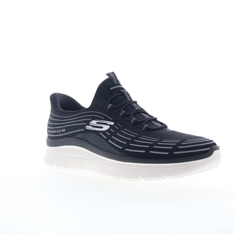 Skechers Summits Plus - Threeds Mens Black Mesh Lifestyle Sneakers Shoes