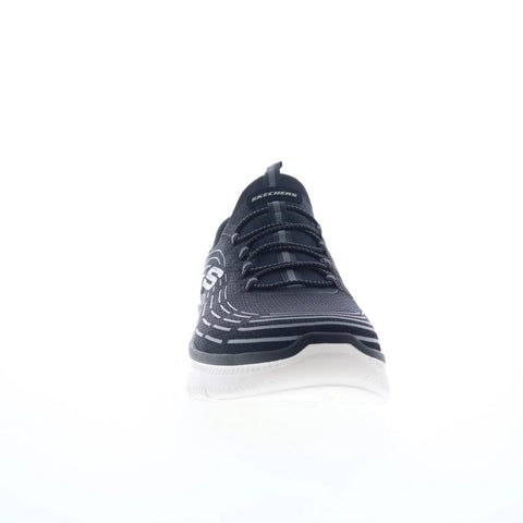 Skechers Summits Plus - Threeds Mens Black Mesh Lifestyle Sneakers Shoes