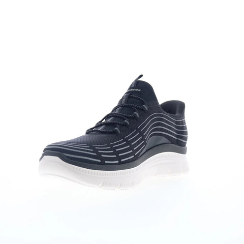 Skechers Summits Plus - Threeds Mens Black Mesh Lifestyle Sneakers Shoes