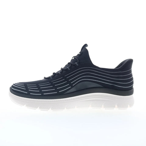 Skechers Summits Plus - Threeds Mens Black Mesh Lifestyle Sneakers Shoes