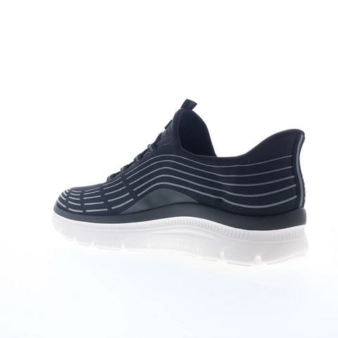 Skechers Summits Plus - Threeds Mens Black Mesh Lifestyle Sneakers Shoes