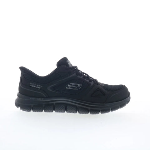 Skechers Slip-ins: Track - Ezral Mens Wide Black Lifestyle Sneakers Shoes