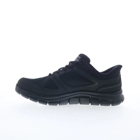 Skechers Slip-ins: Track - Ezral Mens Wide Black Lifestyle Sneakers Shoes