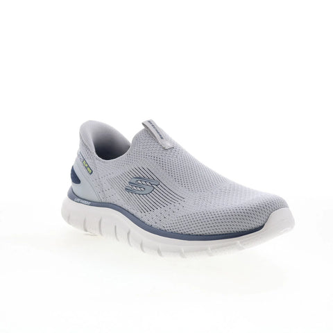 Skechers Slip-Ins: Track - Fenor Mens Gray Wide Lifestyle Sneakers Shoes