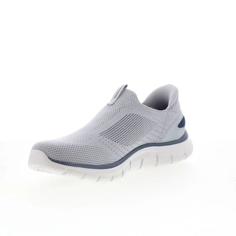 Skechers Slip-Ins: Track - Fenor Mens Gray Wide Lifestyle Sneakers Shoes