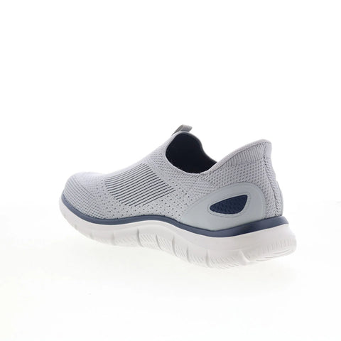 Skechers Slip-Ins: Track - Fenor Mens Gray Wide Lifestyle Sneakers Shoes