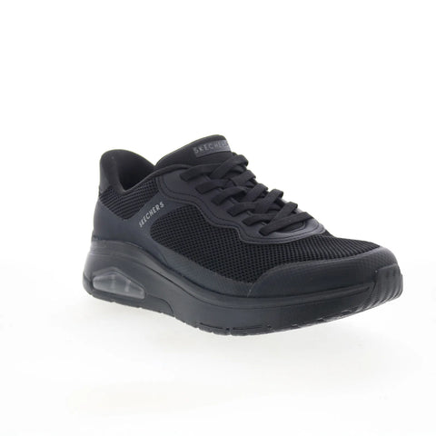 Skechers Slip-Ins: UNO Flex - Step N Knit Mens Black Sneakers Shoes