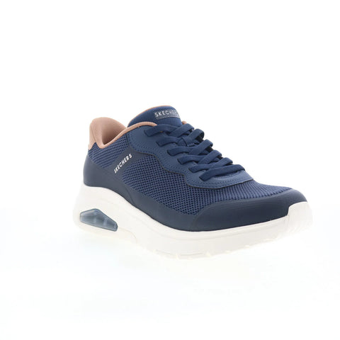 Skechers Slip-Ins: UNO Flex - Step N Knit Mens Blue Sneakers Shoes