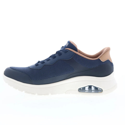 Skechers Slip-Ins: UNO Flex - Step N Knit Mens Blue Sneakers Shoes