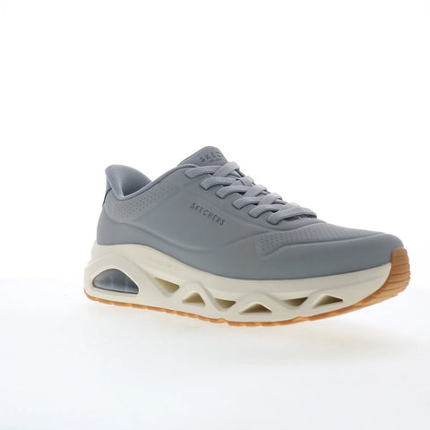 Skechers Slip-Ins Glide-Step Glide On Air Mens Gray Lifestyle Sneakers Shoes
