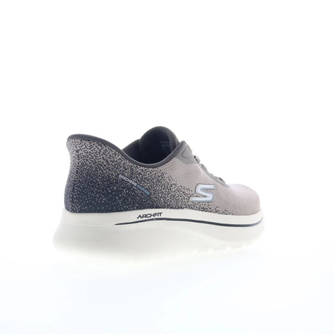 Skechers Slip-ins Arch Fit N-Joy Alfredo Mens Gray Lifestyle Sneakers Shoes