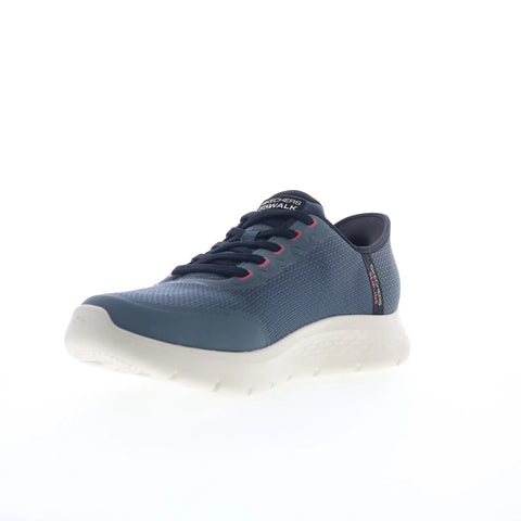 Skechers Slip-ins: Go Walk Flex - Netro Mens Gray Lifestyle Sneakers Shoes