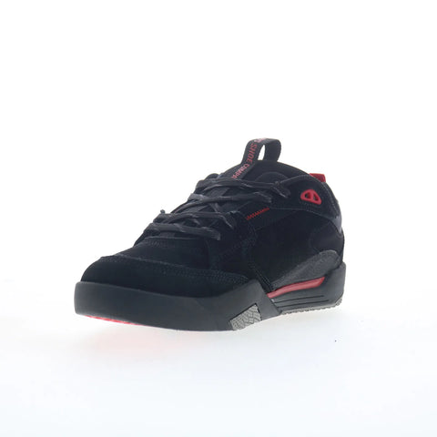 DVS Slot DV02817001 Mens Black Suede Skate Inspired Sneakers Shoes