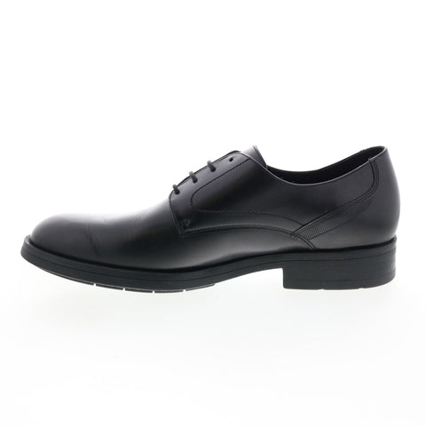 Mephisto Smith Mens Black Leather Oxfords & Lace Ups Plain Toe Shoes