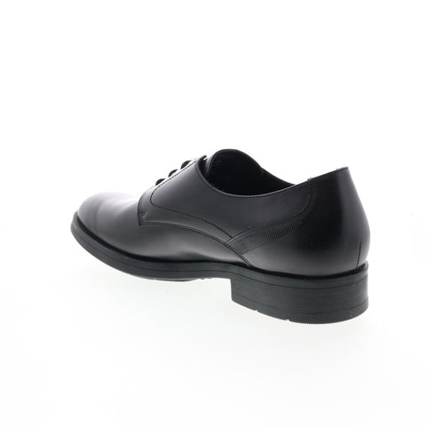 Mephisto Smith Mens Black Leather Oxfords & Lace Ups Plain Toe Shoes