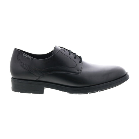 Mephisto Smith Mens Black Leather Oxfords & Lace Ups Plain Toe Shoes