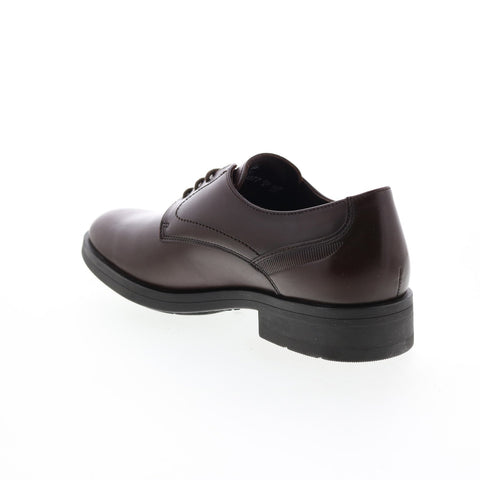Mephisto Smith Mens Brown Leather Lace Up Oxfords & Lace Ups Plain Toe Shoes