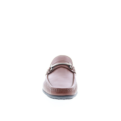 Zelli Italia Calfskin Bit Driver Mens Brown Loafers & Slip Ons Casual Shoes