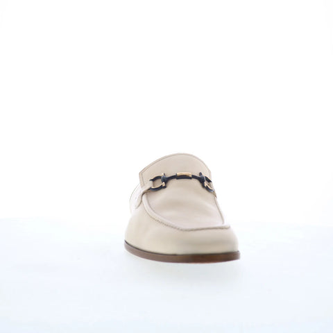 Mezlan Soft Calf Ornament 28854 Mens White Loafers & Slip Ons Penny Shoes