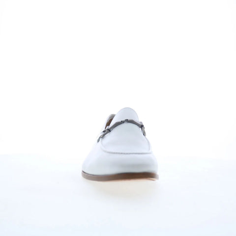 Mezlan Soft Calf Ornament 29952 Mens White Loafers & Slip Ons Casual Shoes