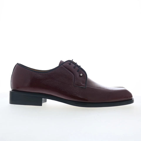 Mezlan Soka 21849 Mens Red Leather Lace Up Oxfords & Lace Ups Casual Shoes