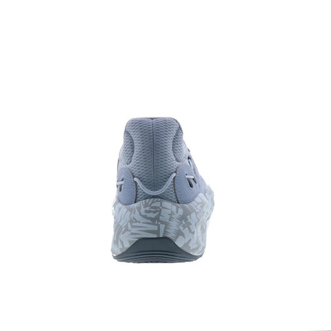 Reebok Solution Mid Mens Blue Synthetic Lace Up Athletic Basketball Shoes