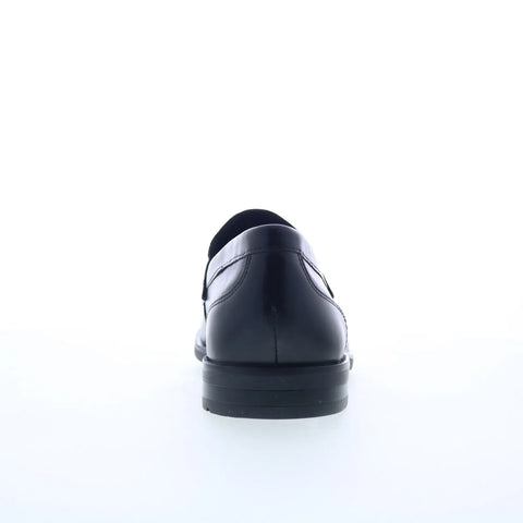 Rockport Soren RMSOREN Mens Black Leather Loafers & Slip Ons Penny Shoes