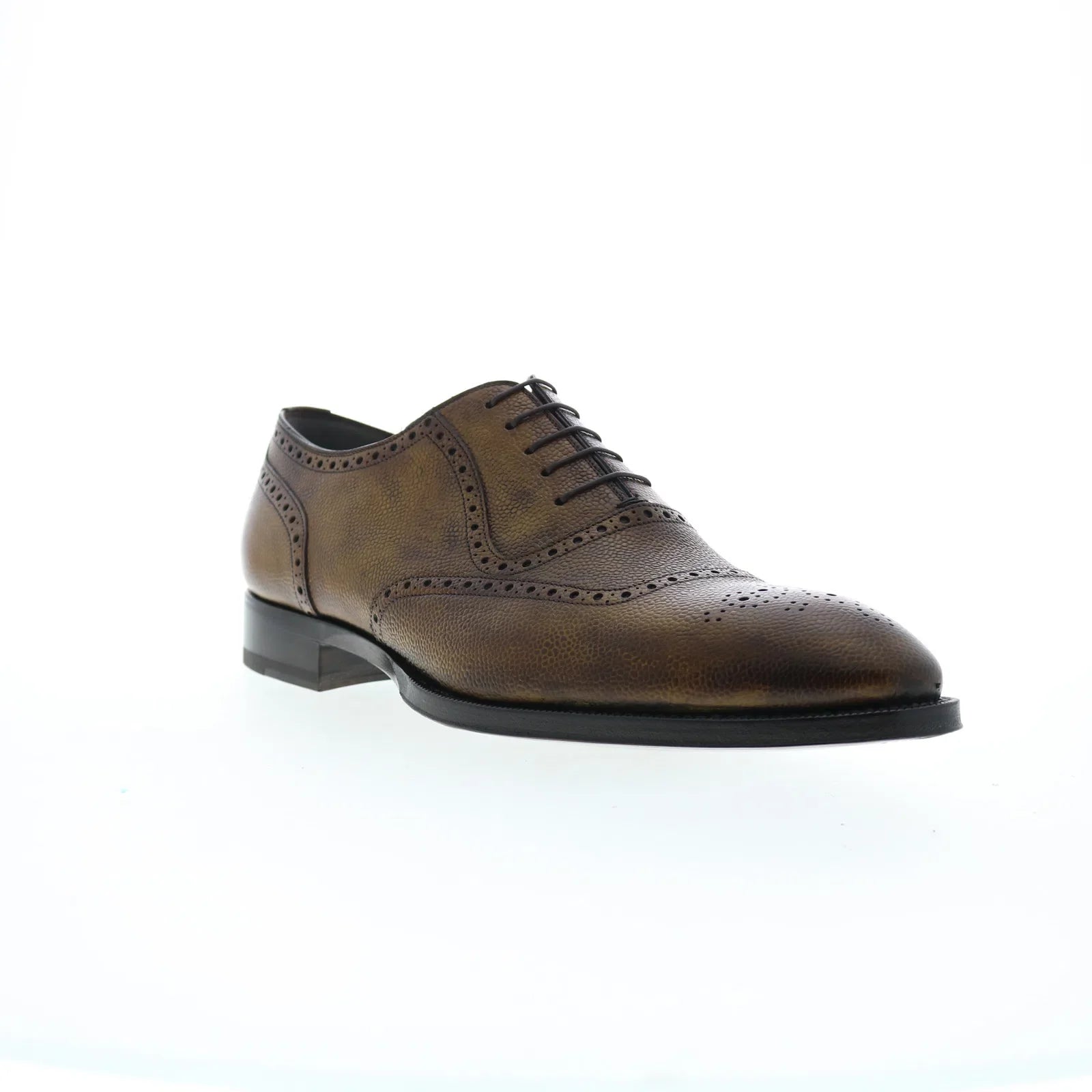 NEW Di Bianco Mens Burgundy Oxfords & Lace Ups Brogue Shoes Size 6.5 Quarter Brogue Oxford - Dark Oxblood – 3DM Lifestyle main image 2