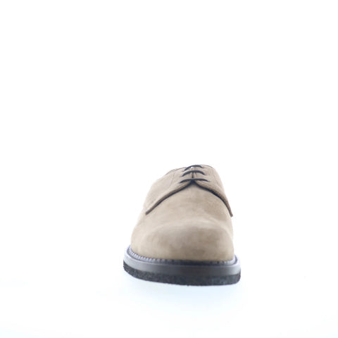 Di Bianco Soverate Suede Mens Beige Suede Oxfords & Lace Ups Casual Shoes