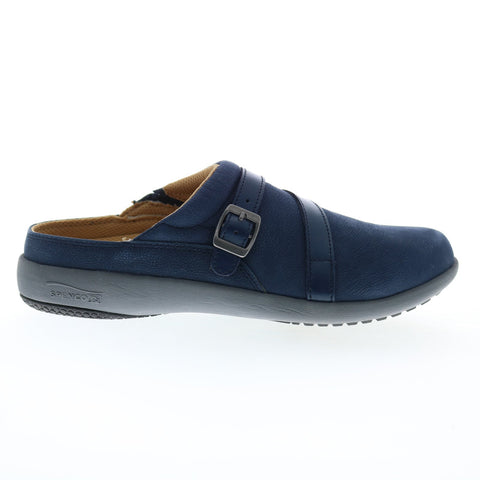 Spenco Brooklyn Convertible Womens Blue Wide Lifestyle Sneakers Shoes