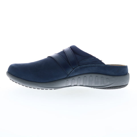 Spenco Brooklyn Convertible Womens Blue Wide Lifestyle Sneakers Shoes