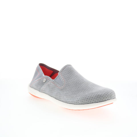 Spenco Siesta Slip-On Convert SP1010DOV Womens Gray Loafer Flats Shoes