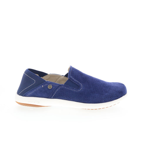 Spenco Siesta Slip-On Convert SP1010PBL Womens Blue Loafer Flats Shoes